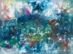 Artex Painting by Dan Rees, 2013, oil on canvas, sold Mar 2015