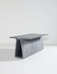 "Extruded Table 2" by Marc Newson, 2006, grey Bardiglio marble, sold Mar 2015