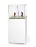 Franz West, o.T. (model), 2007, wood, acrylic, paper, foam, acrylic paint