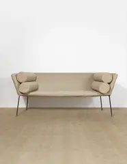 Trog by Franz West, 1997, metal, linen, foam, sold Mar 2015