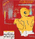 Jean-Michel Basquiat, Krong Thip (Torso), 1983, acrylic, oilstick on canvas
