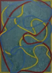 Brice Marden, Elements (Hydra), 1999-2000/2001, oil on linen