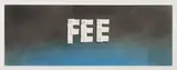 Ed Ruscha, Fee, 1971, gunpowder, pastel on paper