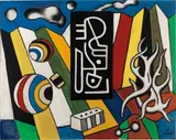 Fernand Léger, Objets dans l'espace (Objects in space), 1931, oil on canvas
