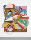 Frank Stella, La prima spada e l'ultima scopa, 1983, synthetic polymer paint on aluminum honeycomb panels and acrylic panel