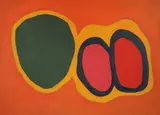 Jules Olitski, Basium Blush, 1960, Magna on canvas