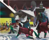 Neo Rauch, Fastnacht, 2010, oil on canvas
