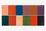 Ohne Titel by Günther Förg, 1990, acrylic on lead on wood, in 12 parts, sold May 2015