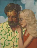 John Currin, The Owens, 1994, oil on canvas