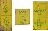 Jean-Michel Basquiat, Untitled (Wooden Triptych)
