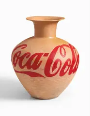 Coca-Cola by Ai Weiwei, 2012, acrylic on Han dynasty vase, offered May 2015