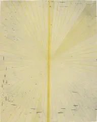 Mark Grotjahn, Untitled (Blonde Butterfly 804), 2009, colored pencil on paper