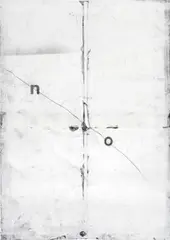 Tony Lewis, no, 2013, pencil, graphite powder on paper