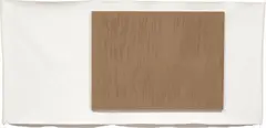 N. Dash, W/1.W.C., 2013, acrylic, canvas, jute, string, adobe, wood support