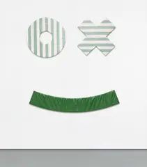 Grear Patterson, Popeye, 2013, tarpaulin, canvas tarpaulin, laid on board, in 3 parts