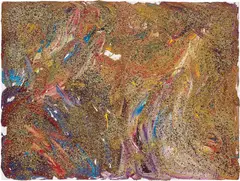 Gravel Master by Dan Rees, 2014, oil, pebble dash on canvas, sold May 2015