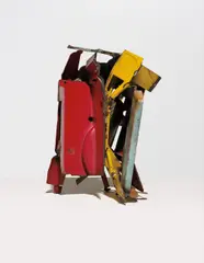 Tonk #10-83 by John Chamberlain, 1983, painted steel, sold May 2015