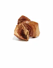 Untitled by John Chamberlain, 1969, brown paper, brown resin, pennies, sold May 2015