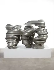 ROUND THE BLOCK by Tony Cragg, 2003, bronze, tin, sold May 2015