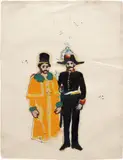 Peter Doig, Untitled, 2002, oil on cut paper
