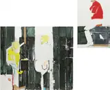 Magnus von Plessen, Front/Side/Back, 2009, oil on canvas, diptych