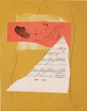 Untitled by Robert Motherwell, 1978, pasted papers, ink, lithograph on paper, offered May 2015
