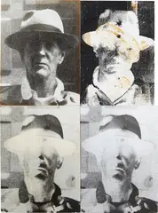 Elaine Sturtevant, Untitled, 1997, photo and laser copy on paper collage on paper