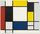 Richard Pettibone, Piet Mondrian, 'Composition with Yellow, Red, Black, Blue and Gray,' 1920