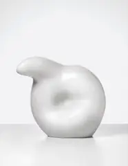 Inverted Q by Claes Oldenburg, 1976, painted plaster, offered May 2015