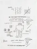 Untitled by Jean-Michel Basquiat, 1983, oil stick on paper, sold May 2015