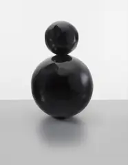 Gary Hume, Baby Snowman Black, 2002, gloss enamel on cast resin