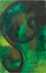 Untitled by Mary Heilmann, 1992, oil on canvas, offered May 2015