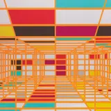 Sarah Morris, Pools - Ritz Carlton Coconut Grove [Miami], 2002, household gloss paint on canvas