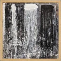 Pat Steir, The Austria Group No. 3, 1991, pencil, ink, dispersion on paper, laid on board