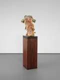 Jonathan Meese, Napoleon II, 2006, bronze, on artist's wooden plinth with marble