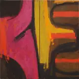 Fritz Bultman, Good News, 1963, oil on canvas, diptych