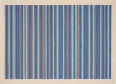 Swimming Pool by Gene Davis, 1977, acrylic on canvas, sold May 2015
