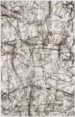Jim Shaw, Silhouette Drawing, 2006, spray paint on paper