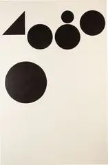 Numeral Insides I by Tauba Auerbach, 2006, acrylic on wood panel, sold May 2015