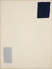 Untitled by Ethan Cook, 2013, hand woven cotton canvas, in artist's frame, sold May 2015