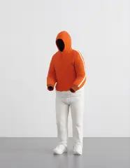 Orange Hoody by Erwin Wurm, 2012, acrylic on plaster, sold May 2015