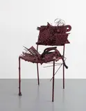 Caruso by Anselm Reyle and Franz West, 2011, steel, pressed chipboard, acrylic, mixed media, offered May 2015