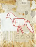 Donald Baechler, Small Red Line Drawings