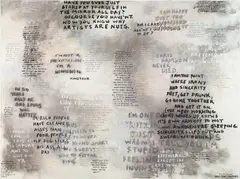 Sean Landers, Untitled, 2003, oil on canvas