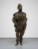 Tania Bruguera, Destierro (Displacement), 1998-2003, sculptural suit, Cuban mud and nails
