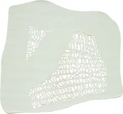 Arturo Herrera, Bedspring (Blue/Green), 2005, paper cutout