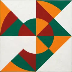 Eduardo Terrazas, From the series "Possibilities of a structure" subseries "Cosmos", 1974-2013, wool yarn on wooden board covered with Campeche wax