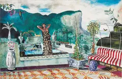 Luiz Zerbini, Corcovado, 1989, acrylic on canvas