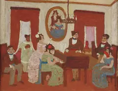 Desafinación by Pedro Figari, 1938, oil on fiberboard, sold May 2015