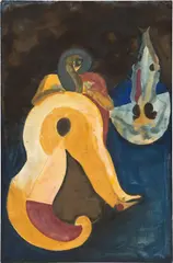 Untitled by Francisco Toledo, c. 1960s, gouache on paper, offered May 2015